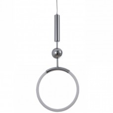 Φωτιστικό Κρεμαστό LED 8W 230V 640lm 3000Κ Θερμό Φως σε Χρώμιο 6027-CH